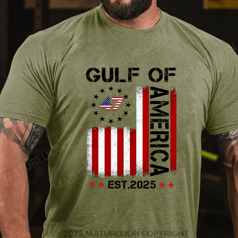 Maturelion Men's T-Shirt Gulf Of America T-Shirt (Free Customization)