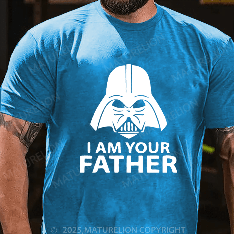 Maturelion Men's T-Shirt I am your fatherFunny T-Shirt (Free Customization)