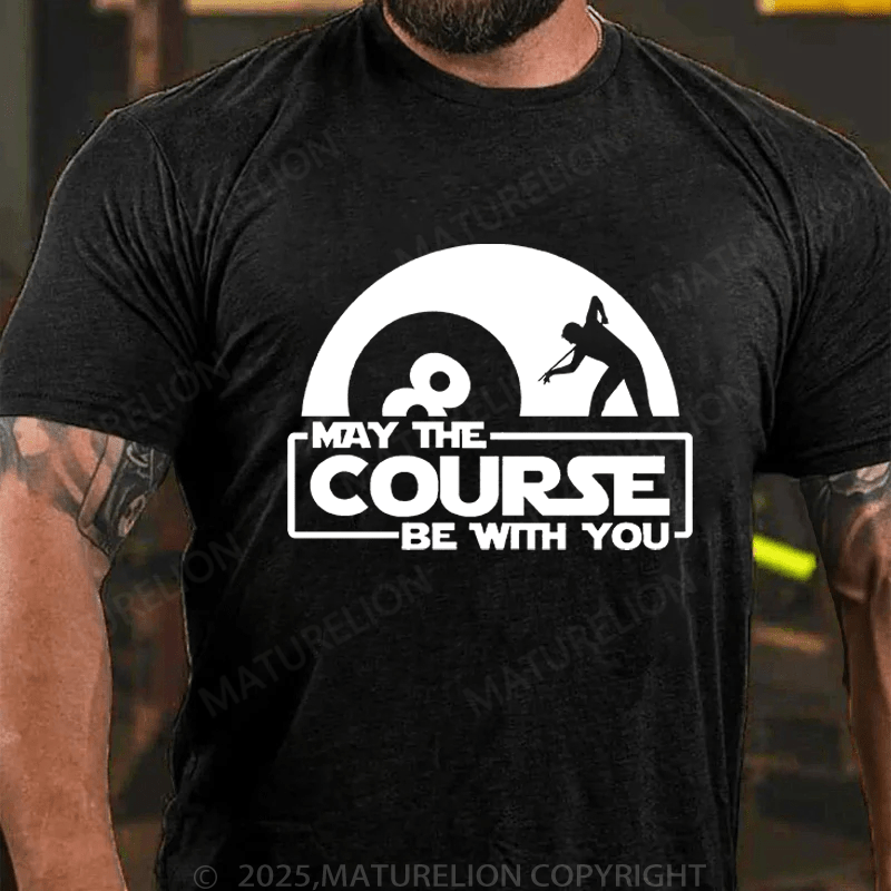 Maturelion Men's T-Shirt May The Force Be With You Funny T-Shirt (Free Customization)