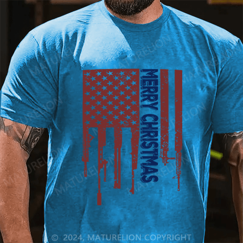 Maturelion Men's T-Shirt Merry Christmas T-Shirt