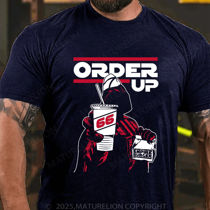 Maturelion Men's T-Shirt Order Up T-Shirt (Free Customization)