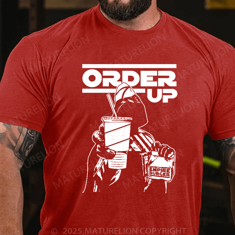 Maturelion Men's T-Shirt Order Up T-Shirt (Free Customization)