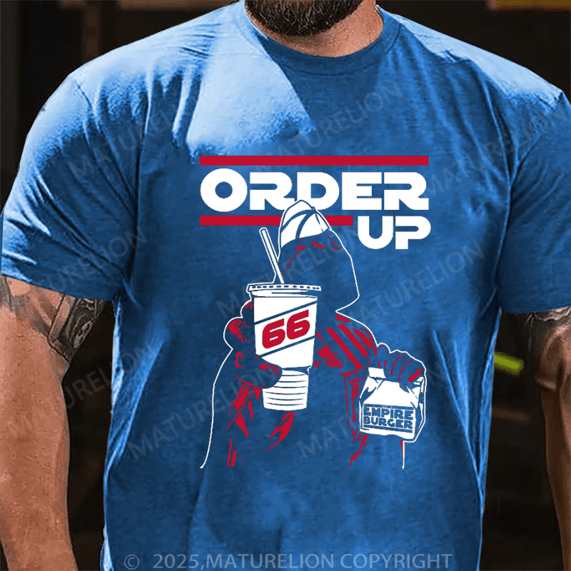 Maturelion Men's T-Shirt Order Up T-Shirt (Free Customization)