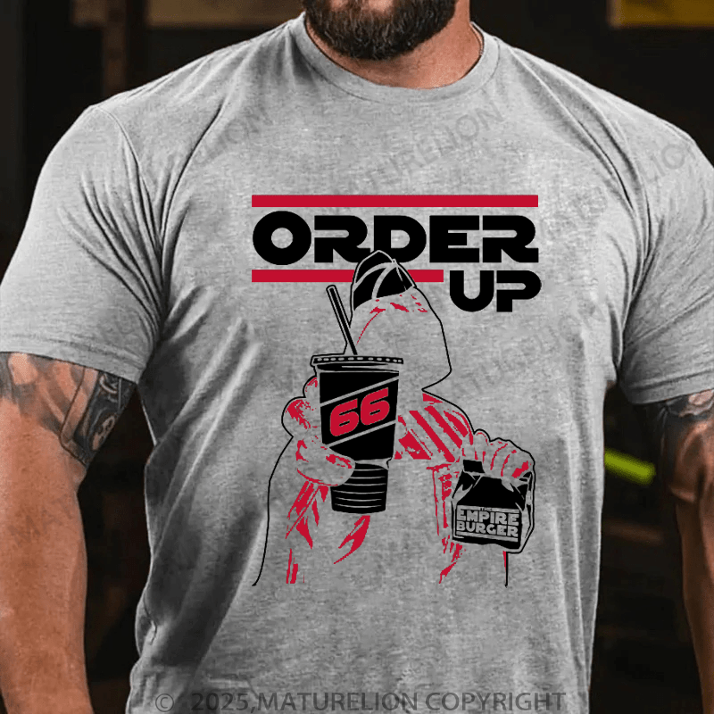 Maturelion Men's T-Shirt Order Up T-Shirt (Free Customization)