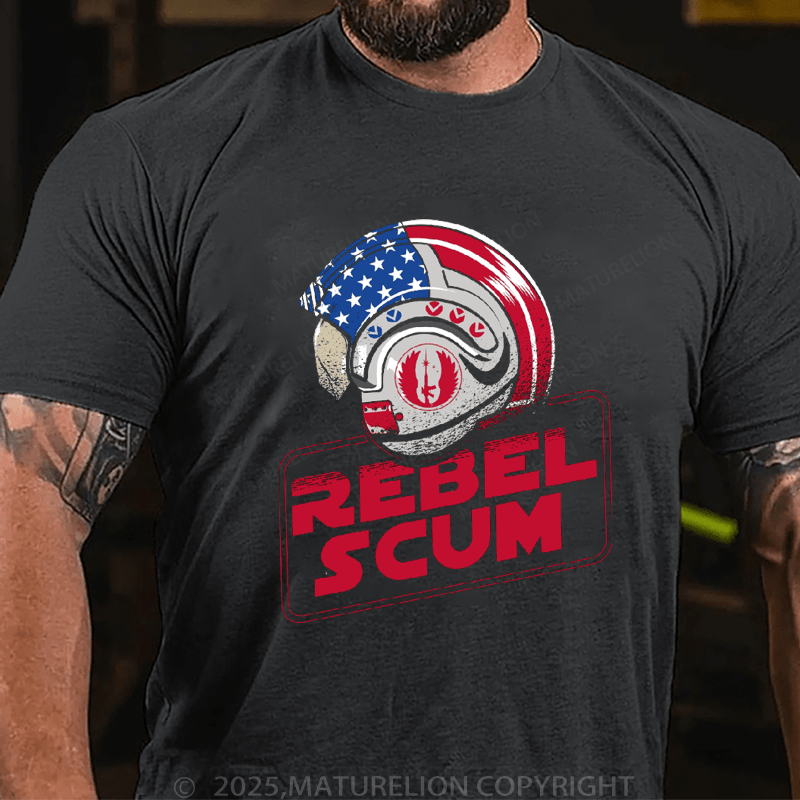 Maturelion Men's T-Shirt Rebellion Lives T-Shirt (Free Customization)