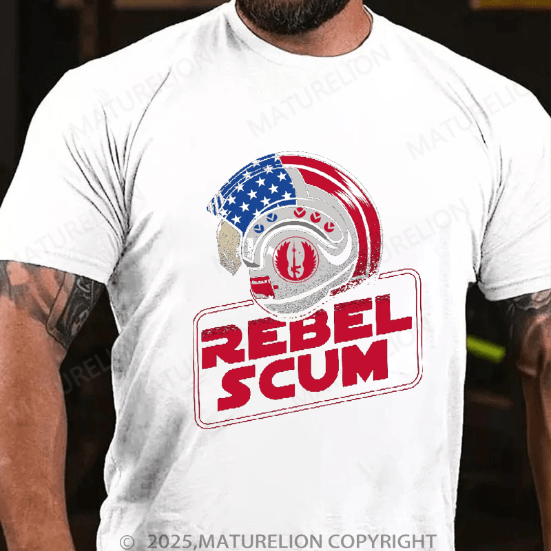 Maturelion Men's T-Shirt Rebellion Lives T-Shirt (Free Customization)