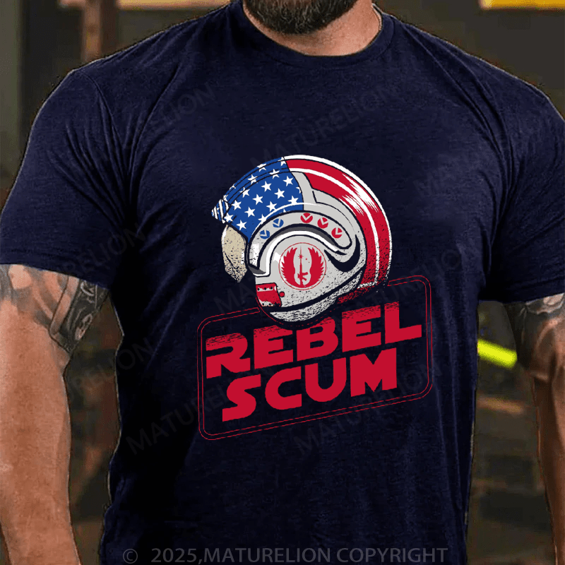 Maturelion Men's T-Shirt Rebellion Lives T-Shirt (Free Customization)