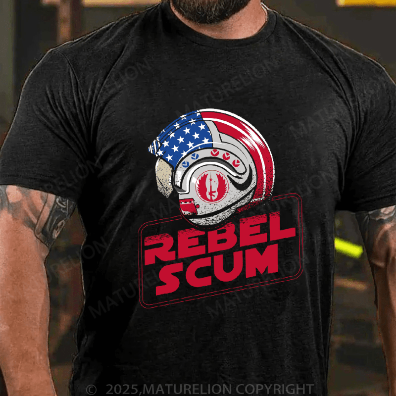 Maturelion Men's T-Shirt Rebellion Lives T-Shirt (Free Customization)