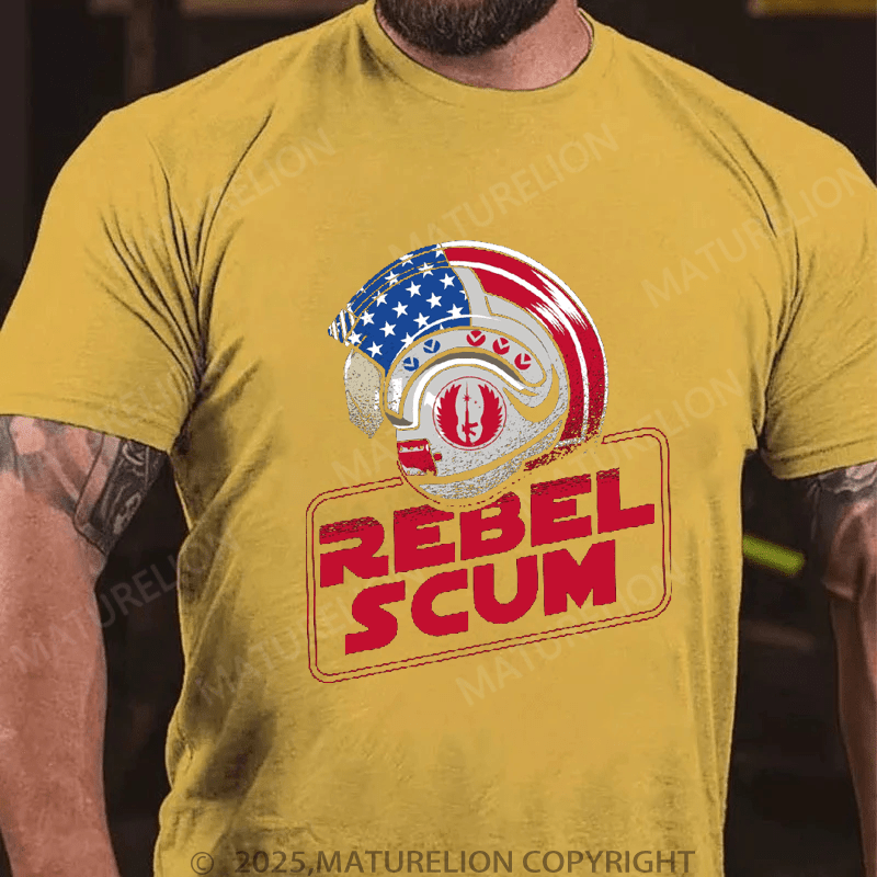 Maturelion Men's T-Shirt Rebellion Lives T-Shirt (Free Customization)