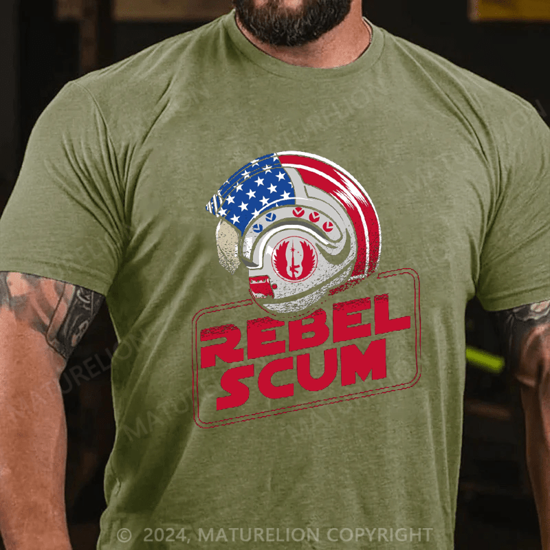 Maturelion Men's T-Shirt Rebellion Lives T-Shirt (Free Customization)
