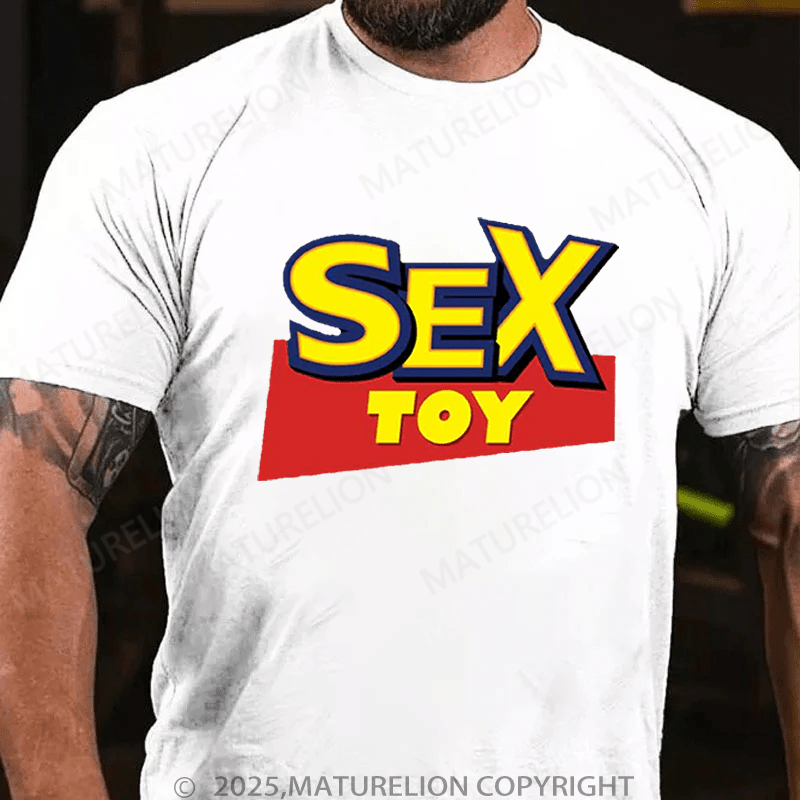 Maturelion Men's T-Shirt Sex Toy T-Shirt (Free Customization)