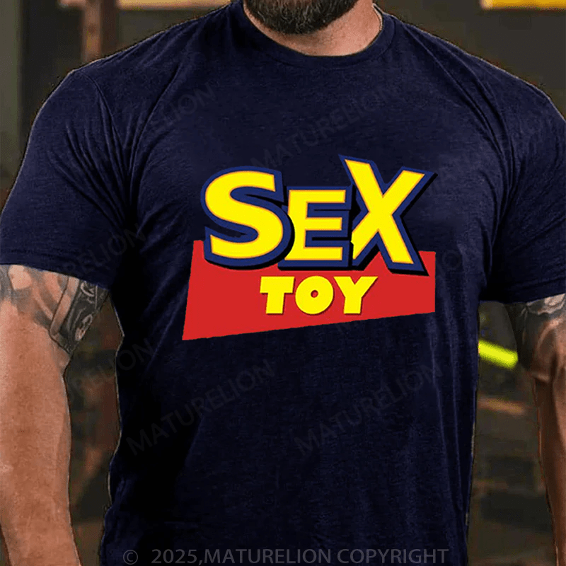 Maturelion Men's T-Shirt Sex Toy T-Shirt (Free Customization)