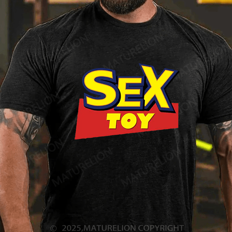 Maturelion Men's T-Shirt Sex Toy T-Shirt (Free Customization)