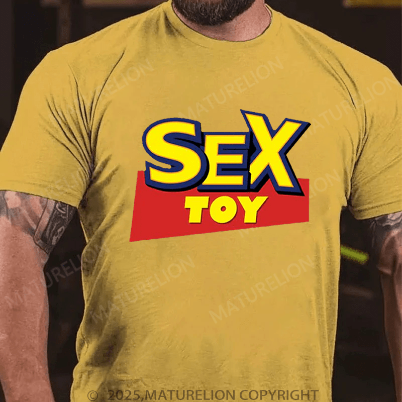 Maturelion Men's T-Shirt Sex Toy T-Shirt (Free Customization)