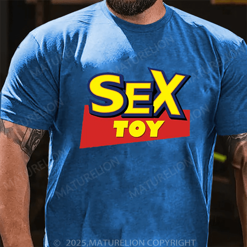 Maturelion Men's T-Shirt Sex Toy T-Shirt (Free Customization)