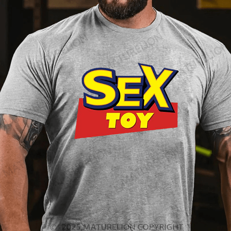 Maturelion Men's T-Shirt Sex Toy T-Shirt (Free Customization)