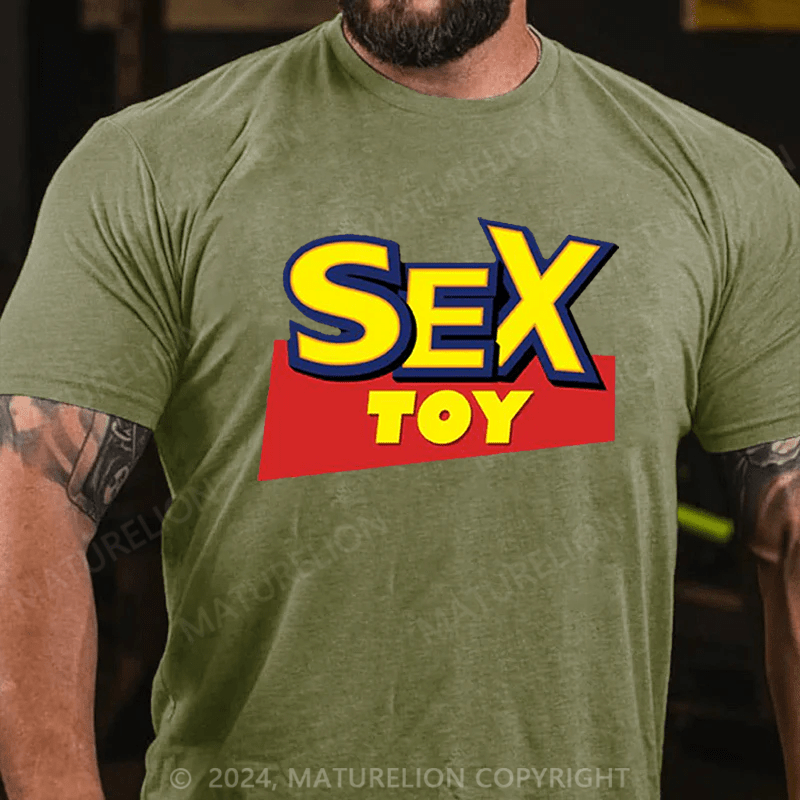 Maturelion Men's T-Shirt Sex Toy T-Shirt (Free Customization)
