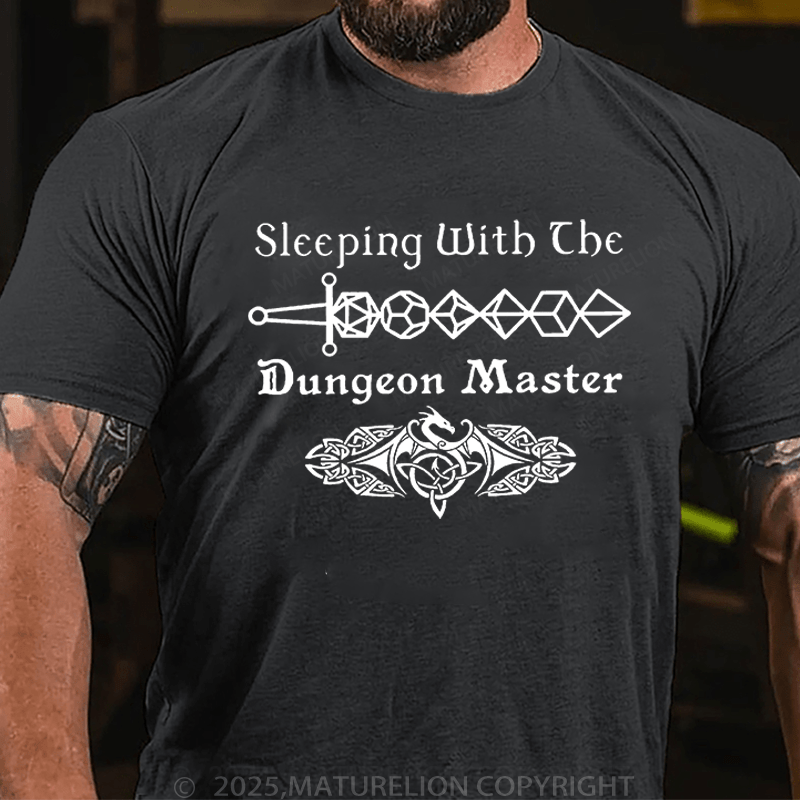 Maturelion Men's T-Shirt Sleeping With The Dungeon Master T-Shirt (Free Customization)
