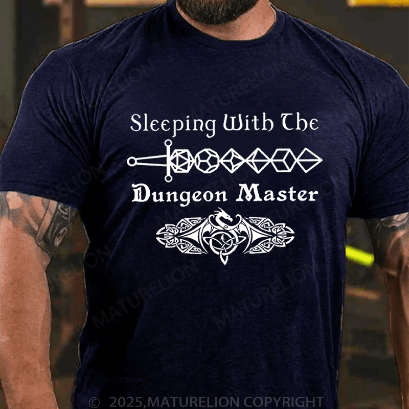 Maturelion Men's T-Shirt Sleeping With The Dungeon Master T-Shirt (Free Customization)