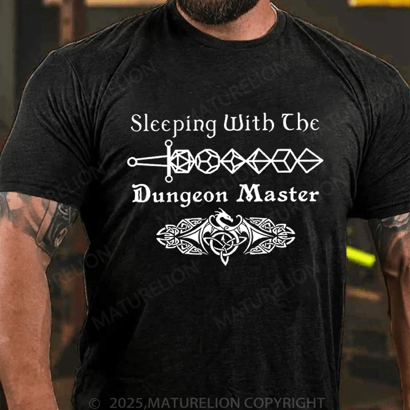 Maturelion Men's T-Shirt Sleeping With The Dungeon Master T-Shirt (Free Customization)
