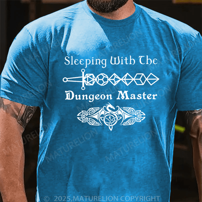 Maturelion Men's T-Shirt Sleeping With The Dungeon Master T-Shirt (Free Customization)