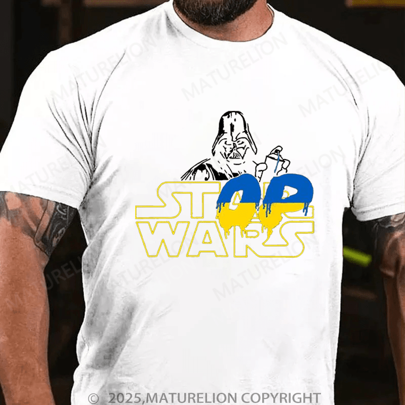 Maturelion Men's T-Shirt Stor Wars T-Shirt (Free Customization)