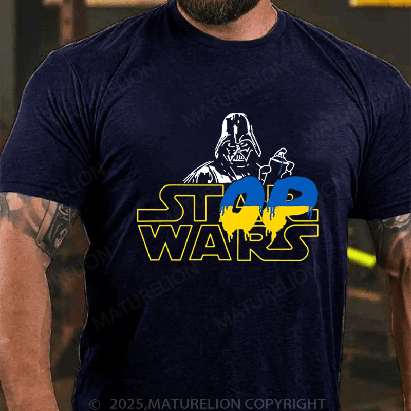 Maturelion Men's T-Shirt Stor Wars T-Shirt (Free Customization)