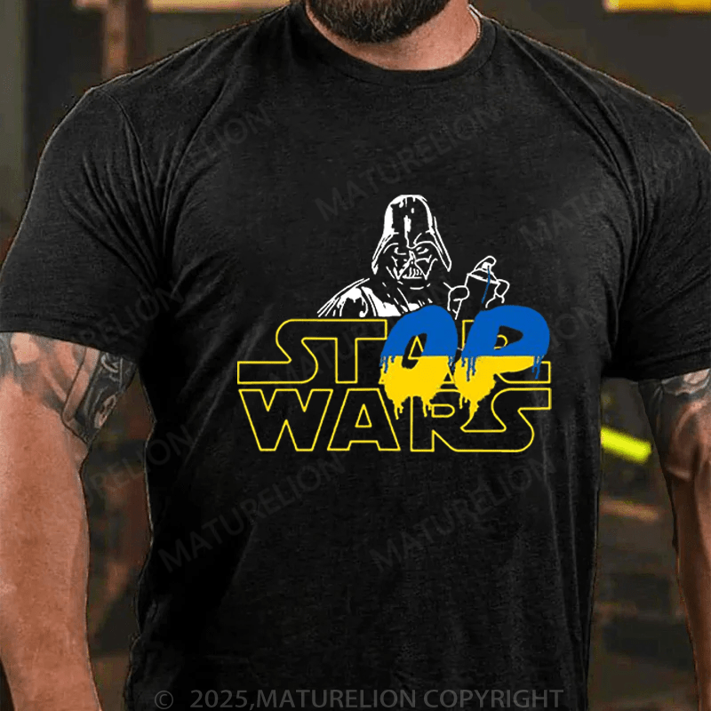 Maturelion Men's T-Shirt Stor Wars T-Shirt (Free Customization)
