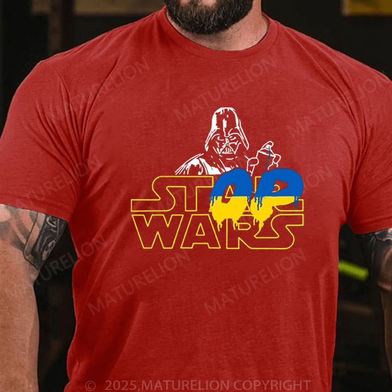Maturelion Men's T-Shirt Stor Wars T-Shirt (Free Customization)