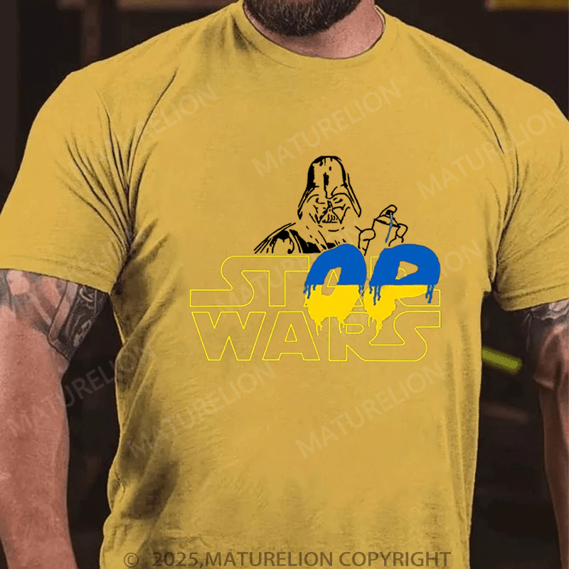 Maturelion Men's T-Shirt Stor Wars T-Shirt (Free Customization)