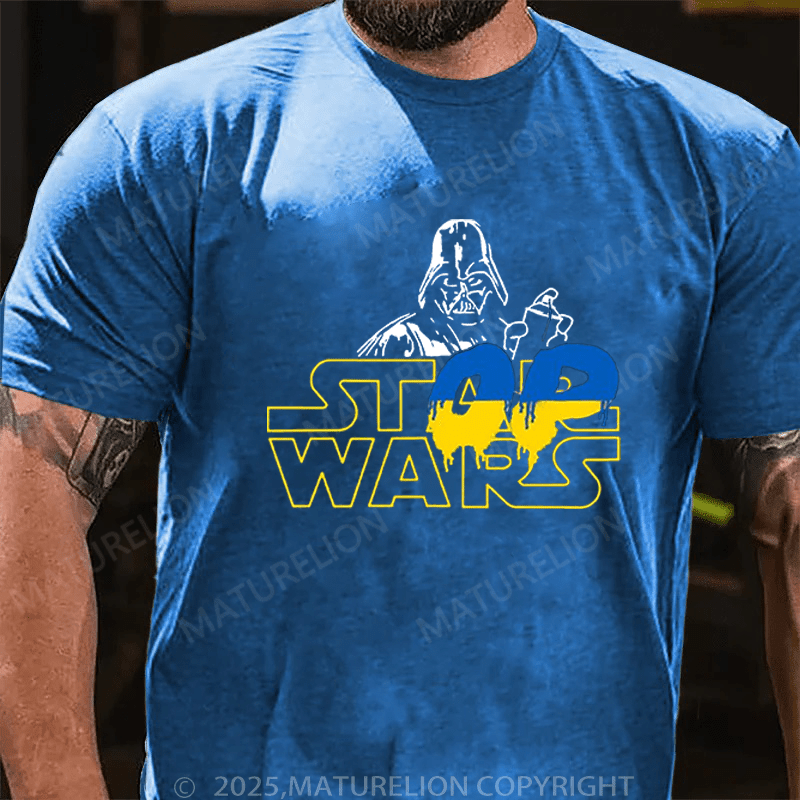 Maturelion Men's T-Shirt Stor Wars T-Shirt (Free Customization)