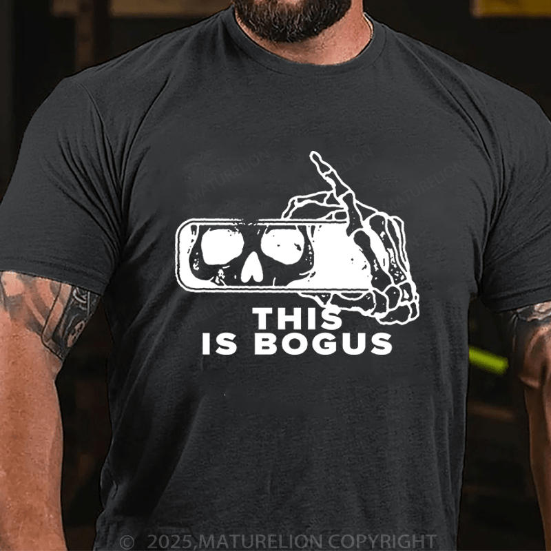 Maturelion Men's T-Shirt This Is Bogus T-Shirt (Free Customization)