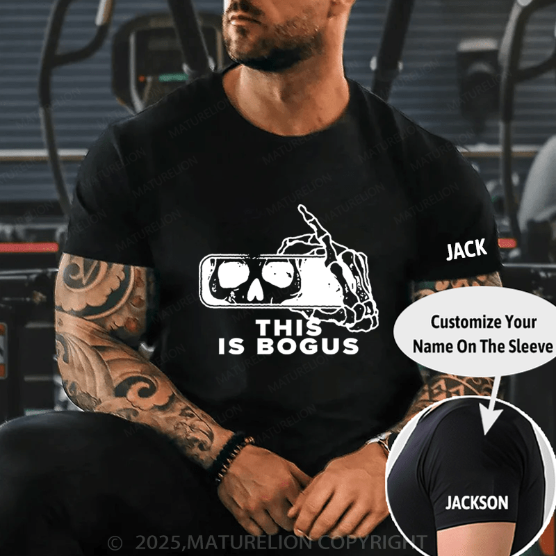 Maturelion Men's T-Shirt This Is Bogus T-Shirt (Free Customization)