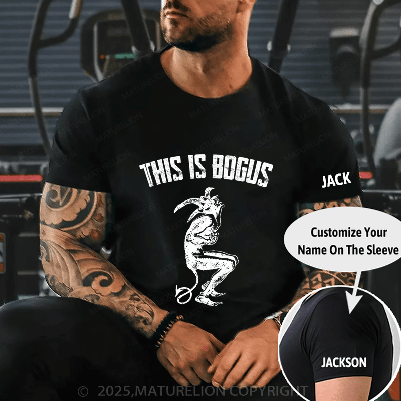 Maturelion Men's T-Shirt This Is Bogus T-Shirt (Free Customization)