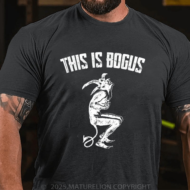 Maturelion Men's T-Shirt This Is Bogus T-Shirt (Free Customization)