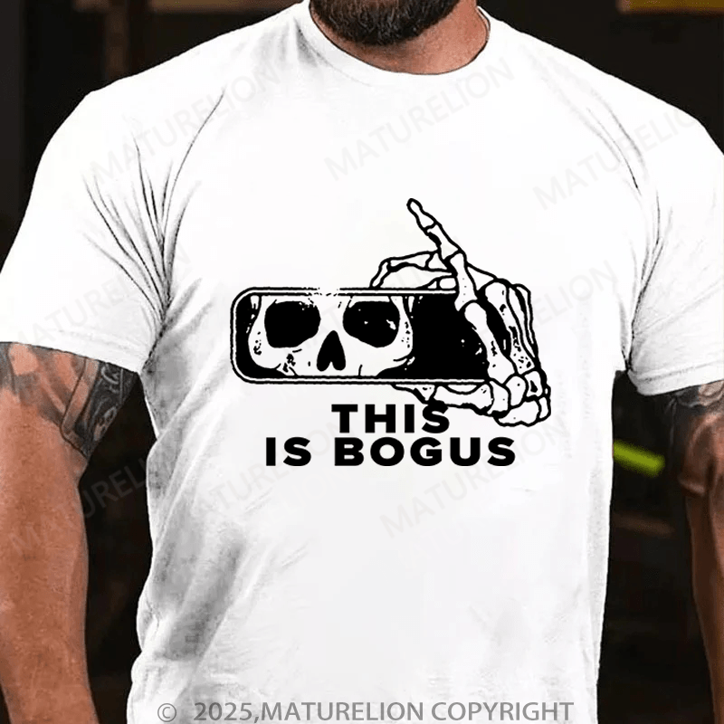 Maturelion Men's T-Shirt This Is Bogus T-Shirt (Free Customization)