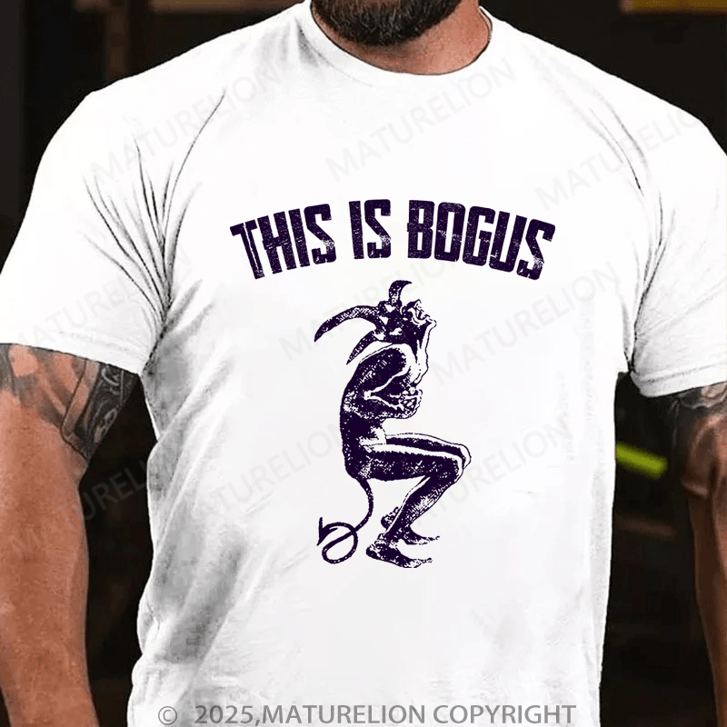 Maturelion Men's T-Shirt This Is Bogus T-Shirt (Free Customization)