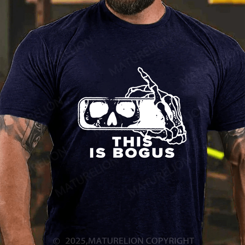Maturelion Men's T-Shirt This Is Bogus T-Shirt (Free Customization)