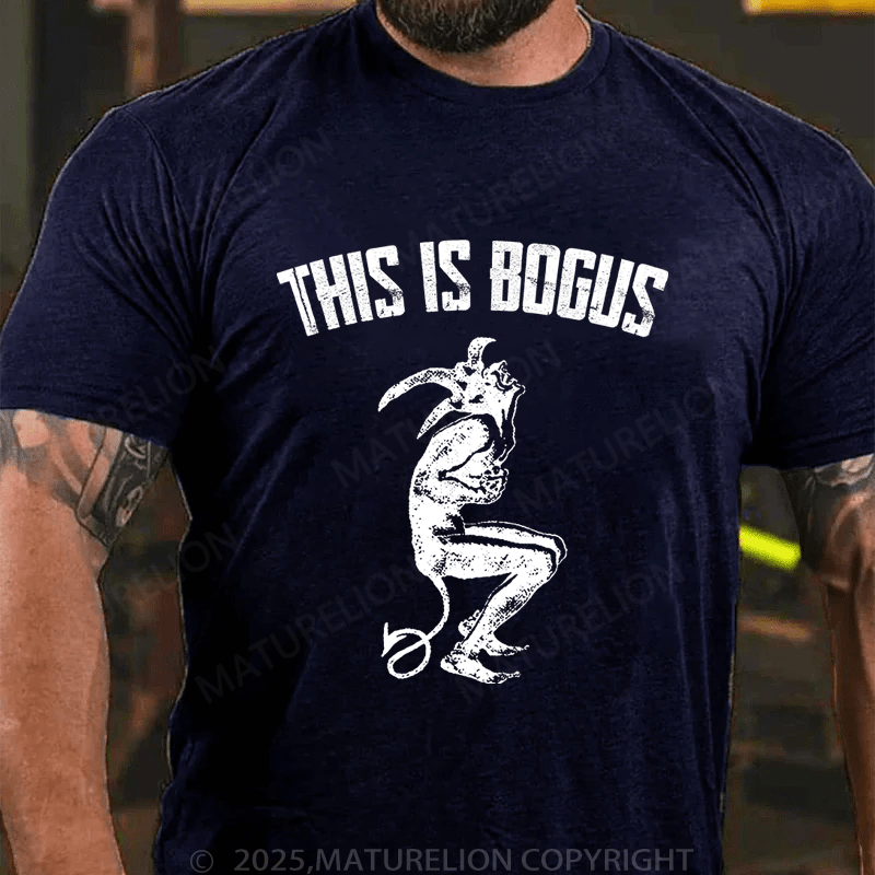 Maturelion Men's T-Shirt This Is Bogus T-Shirt (Free Customization)