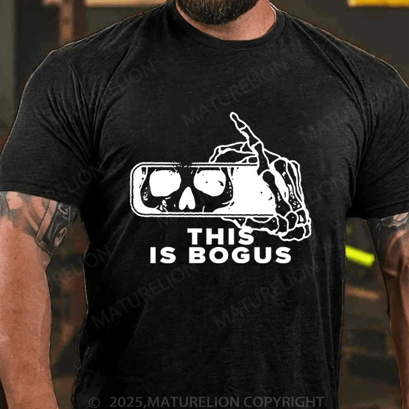 Maturelion Men's T-Shirt This Is Bogus T-Shirt (Free Customization)