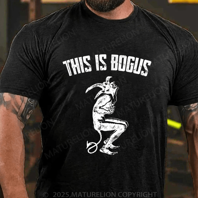 Maturelion Men's T-Shirt This Is Bogus T-Shirt (Free Customization)