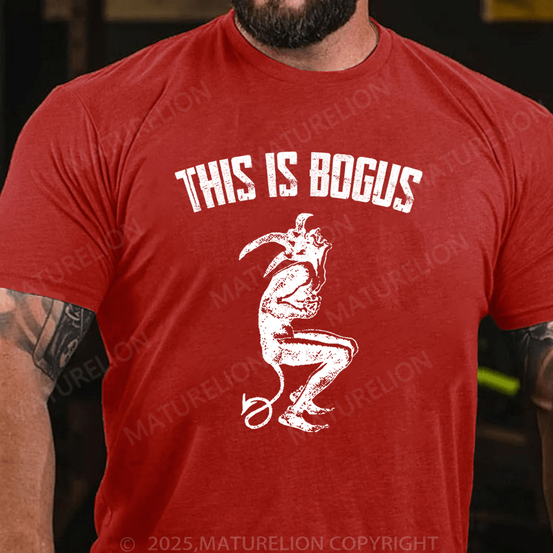 Maturelion Men's T-Shirt This Is Bogus T-Shirt (Free Customization)