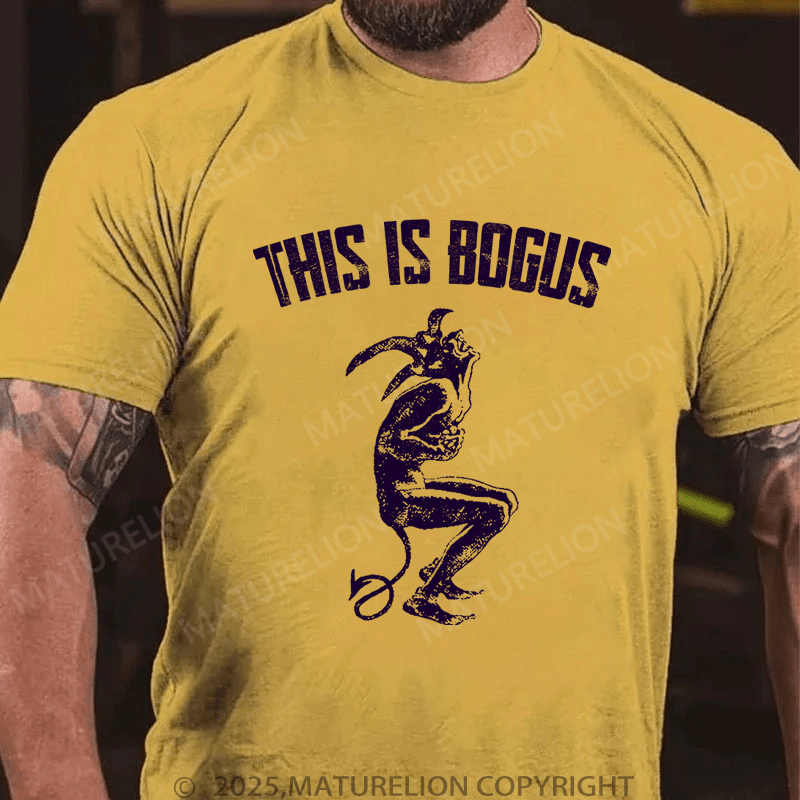 Maturelion Men's T-Shirt This Is Bogus T-Shirt (Free Customization)