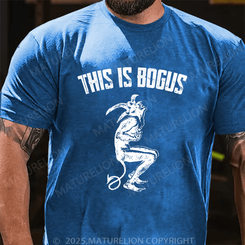 Maturelion Men's T-Shirt This Is Bogus T-Shirt (Free Customization)
