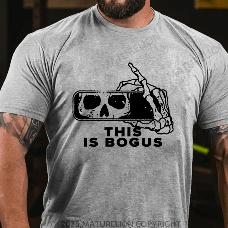 Maturelion Men's T-Shirt This Is Bogus T-Shirt (Free Customization)