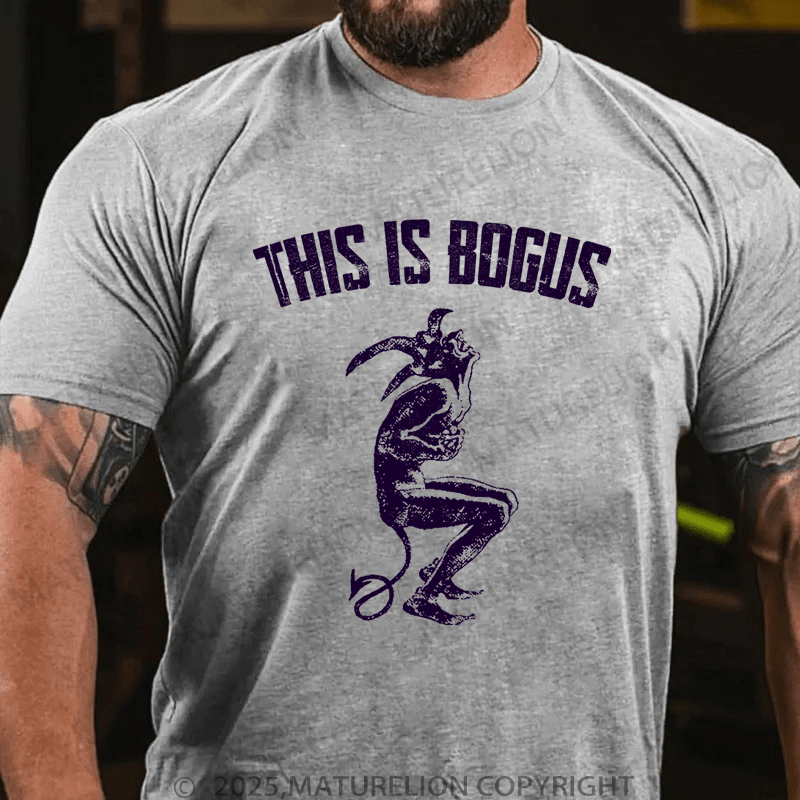 Maturelion Men's T-Shirt This Is Bogus T-Shirt (Free Customization)