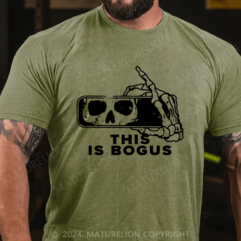 Maturelion Men's T-Shirt This Is Bogus T-Shirt (Free Customization)