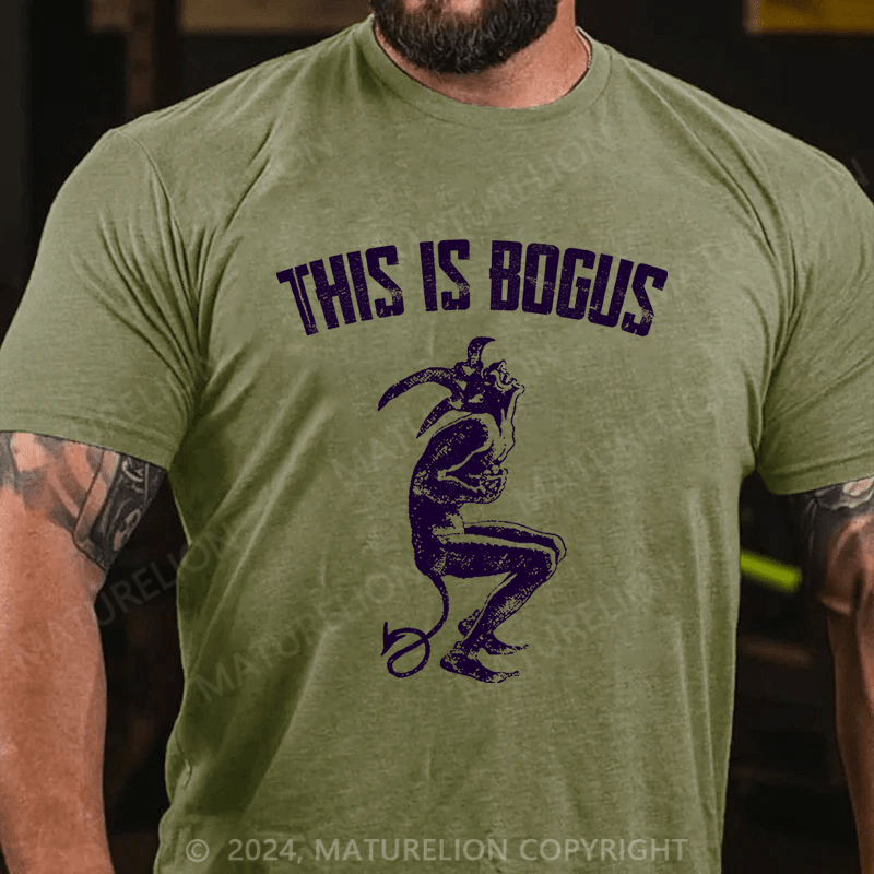 Maturelion Men's T-Shirt This Is Bogus T-Shirt (Free Customization)
