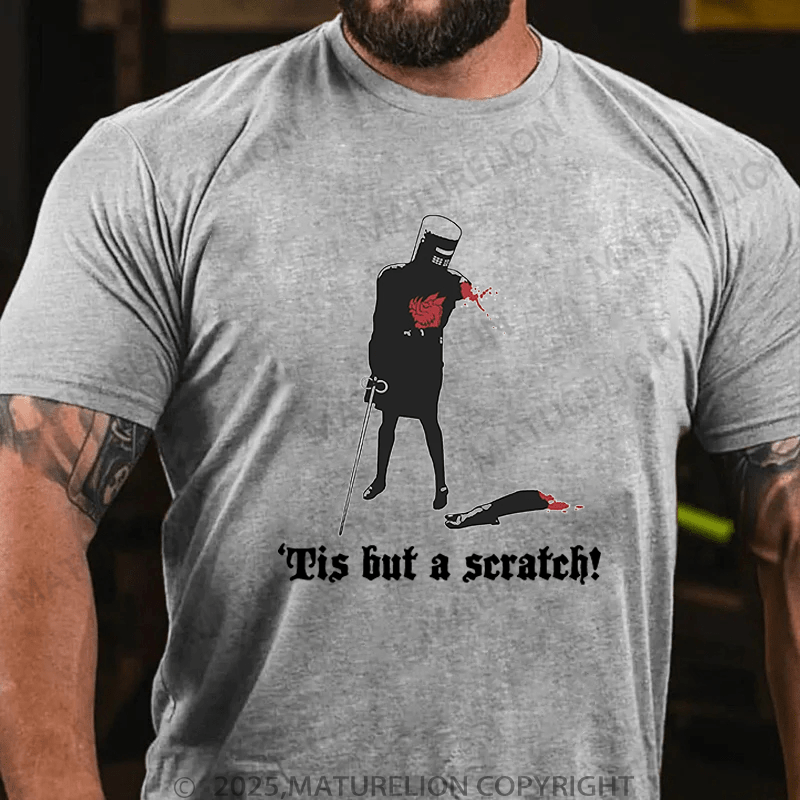 Maturelion Men's T-Shirt Tis But A Scratch! T-Shirt (Free Customization)