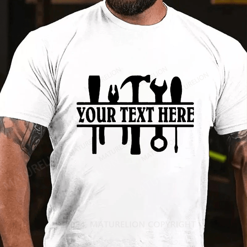 Maturelion Custom T-Shirt Name Cotton T-Shirt